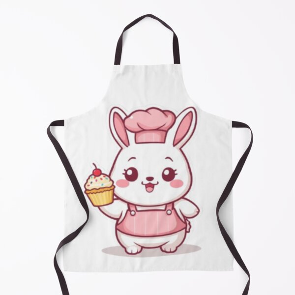 Item preview, Kawaii Baking Bunny Sticker | Cute Chibi Rabbit Gift designed and sold by Stylestickers55.
