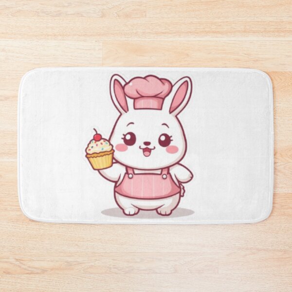 Item preview, Kawaii Baking Bunny Sticker | Cute Chibi Rabbit Gift designed and sold by Stylestickers55.