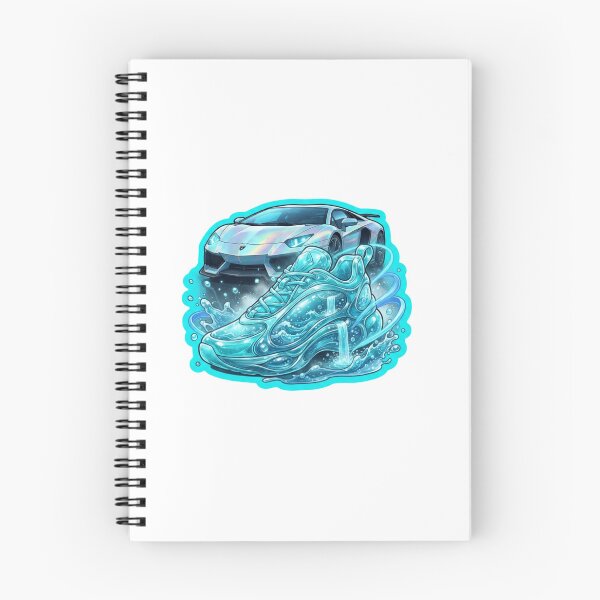 Item preview, Cyber Supercar Water Fantasy Sneaker Sticker designed and sold by Imaginarium of Chaos falcon88 .