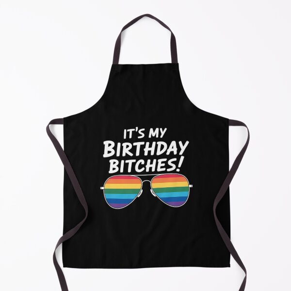 Item preview, Gay Pride Rainbow LGBT Tshirt It's My Birthday Bitches designed and sold by SapfireStuArt.