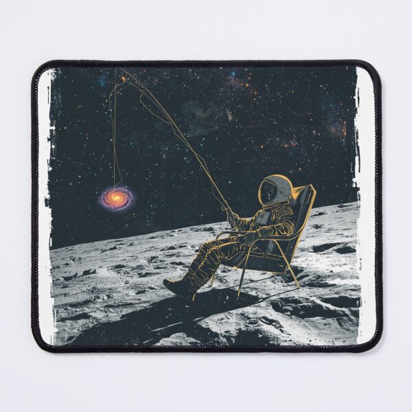 Item preview, Astronaut Fishing On The Moon designed and sold by FuzzDrive.