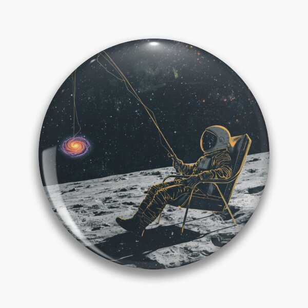 Item preview, Astronaut Fishing On The Moon designed and sold by FuzzDrive.