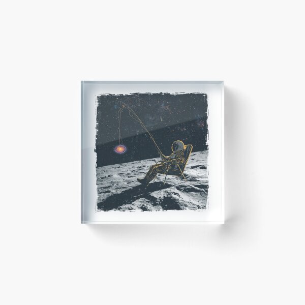 Item preview, Astronaut Fishing On The Moon designed and sold by FuzzDrive.