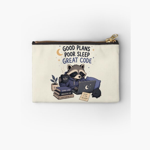 Item preview, Good Plans Poor Sleep Great Code designed and sold by MidnightCache.