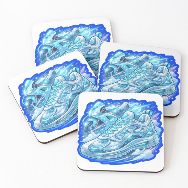 Item preview, Hyper Motorcycle Air Fantasy Sneaker Sticker designed and sold by Imaginarium of Chaos falcon88 .