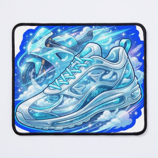 Item preview, Hyper Motorcycle Air Fantasy Sneaker Sticker Souvenir Summer Edition designed and sold by Imaginarium of Chaos falcon88 .