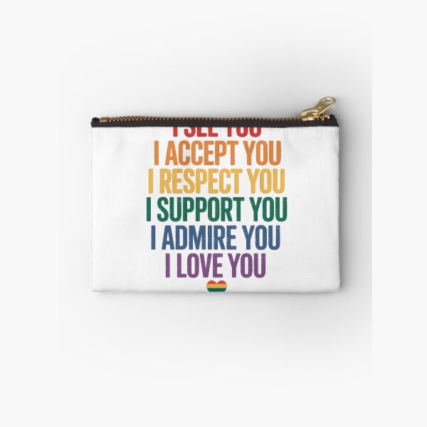 Item preview, Gay I See Accept You Rainbow Pride Flag Ally LGBTQ designed and sold by SapfireStuArt.