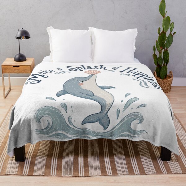 Item preview, Wave Dancer - Cute Dolphin designed and sold by bapupa.