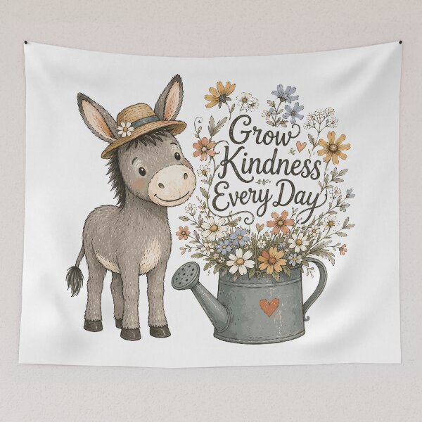 Item preview, Meadow Dreamer - Cute Donkey designed and sold by bapupa.