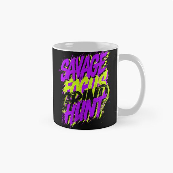 Item preview, Savage Ends Grind Hunt Typography designed and sold by Ekracreatives.
