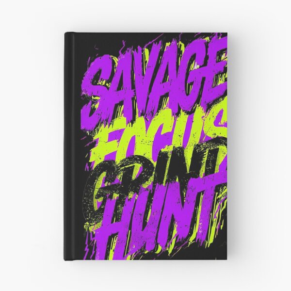 Item preview, Savage Ends Grind Hunt Typography designed and sold by Ekracreatives.