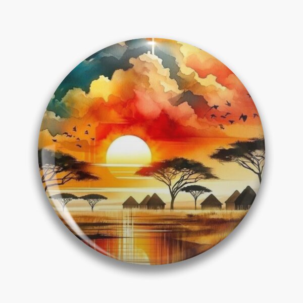 Item preview, Golden Africa Savanna Sunset  designed and sold by CREATIVO STUDIO.