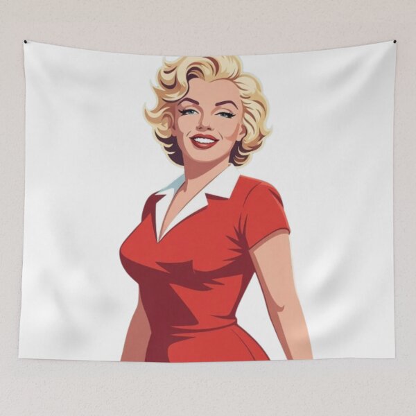 Item preview, Marilyn Monroe Retro Pop Art Print designed and sold by Nurzhik.