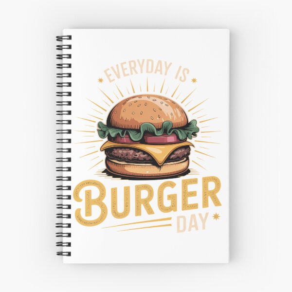 Item preview, Every Day is Burger Day BBQ Hamburger Fast Food designed and sold by SapfireStuArt.