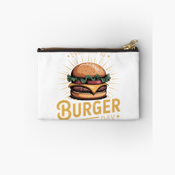 Item preview, Every Day is Burger Day BBQ Hamburger Fast Food designed and sold by SapfireStuArt.