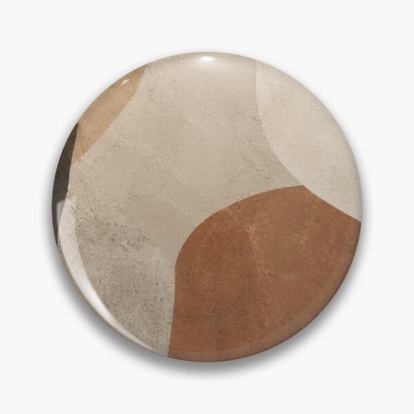 Item preview, Organic Wabi Sabi Geometric Balance with Terracotta Earth Tones and Contemporary Shapes designed and sold by Aryabek.