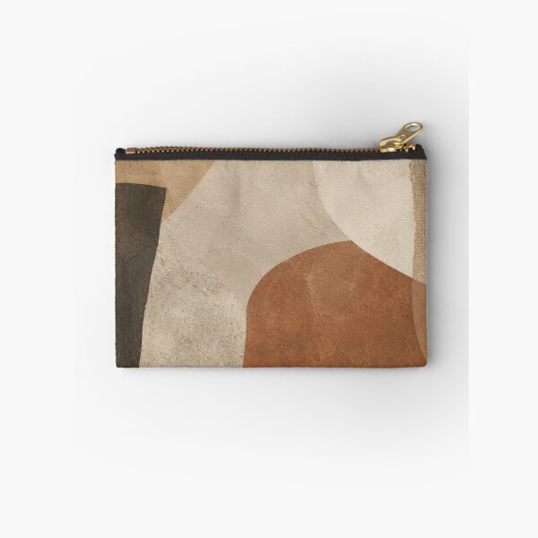 Item preview, Organic Wabi Sabi Geometric Balance with Terracotta Earth Tones and Contemporary Shapes designed and sold by Aryabek.
