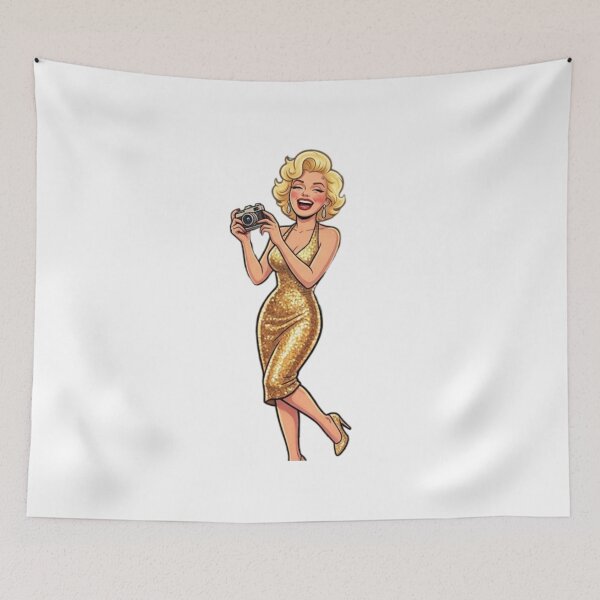 Item preview, Marilyn Monroe Gold Pop Art designed and sold by Nurzhik.