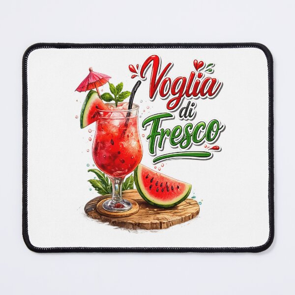 Item preview, Voglia di Fresco – Watermelon Summer Cocktail Beach Graphic designed and sold by RipantinaFantasy .