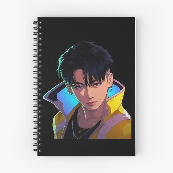 Item preview, Cyberpunk Jungkook Anime Style Illustration designed and sold by moamaxshop.