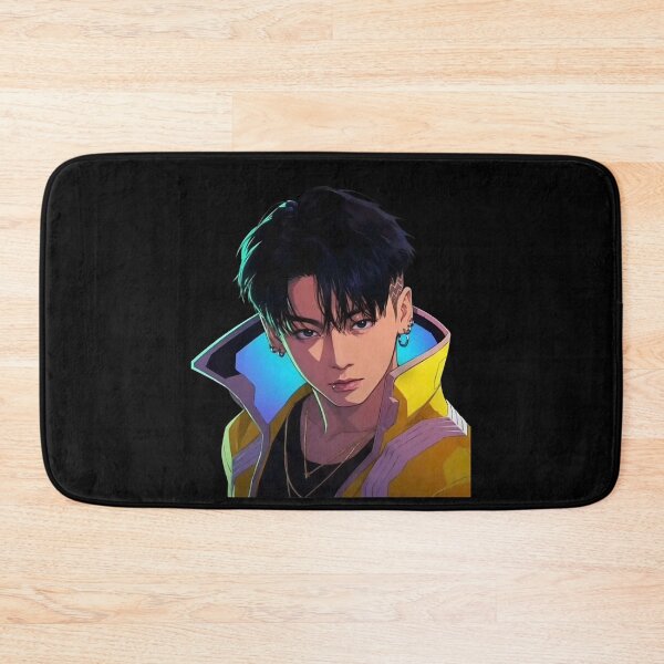 Item preview, Cyberpunk Jungkook Anime Style Illustration designed and sold by moamaxshop.