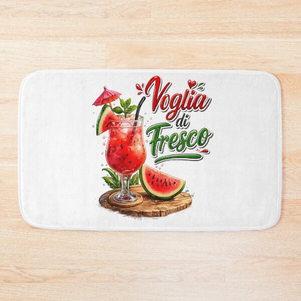 Item preview, Voglia di Fresco – Watermelon Summer Cocktail Beach Graphic  designed and sold by RipantinaFantasy .