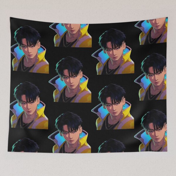 Item preview, Cyberpunk Jungkook Anime Style Illustration designed and sold by moamaxshop.