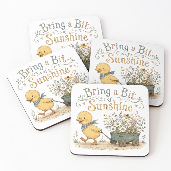 Item preview, Sunny Paddler - Cute Duckling designed and sold by bapupa.