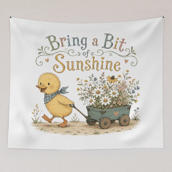 Item preview, Sunny Paddler - Cute Duckling designed and sold by bapupa.