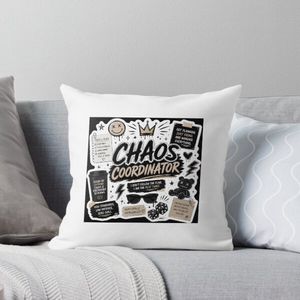 Item preview, Chaos Coordinator | Professional Overthinker Gen Z Sticker designed and sold by Ananyamalik12.