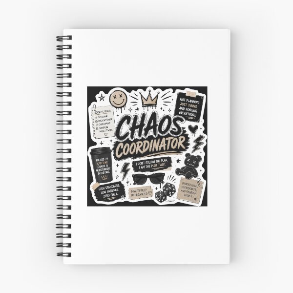 Item preview, Chaos Coordinator | Professional Overthinker Gen Z Sticker designed and sold by Ananyamalik12.