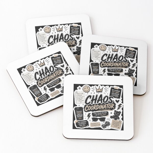 Item preview, Chaos Coordinator | Professional Overthinker Gen Z Sticker designed and sold by Ananyamalik12.