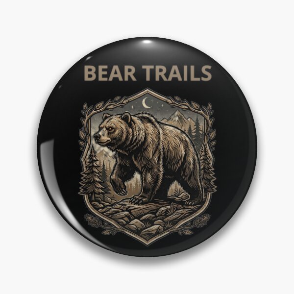Item preview, Bear Trails A Good Gift For Nature Lovers designed and sold by NaturoMartiq.
