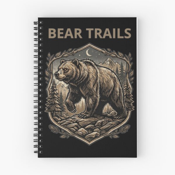 Item preview, Bear Trails A Good Gift For Nature Lovers designed and sold by NaturoMartiq.