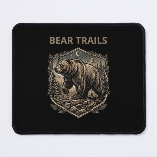 Item preview, Bear Trails A Good Gift For Nature Lovers designed and sold by NaturoMartiq.