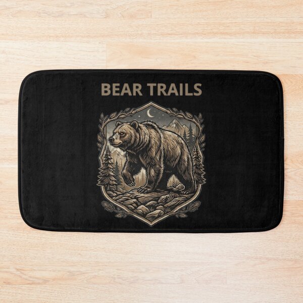 Item preview, Bear Trails A Good Gift For Nature Lovers designed and sold by NaturoMartiq.