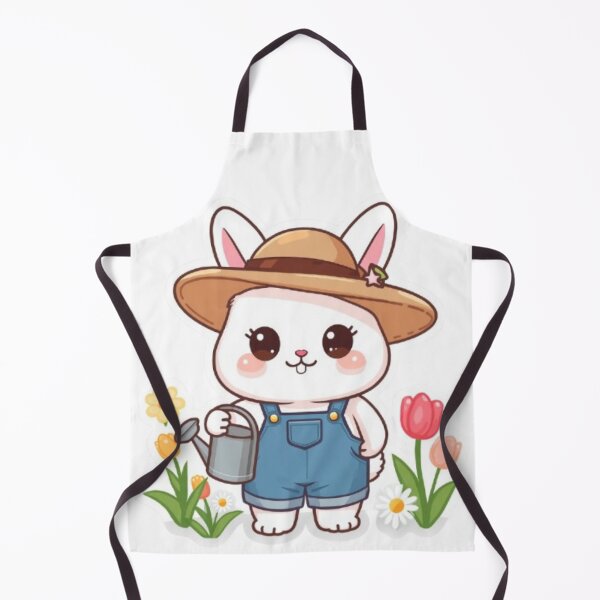 Item preview, Cute Gardening Bunny Kawaii Sticker | Adorable Flower Rabbit designed and sold by Stylestickers55.