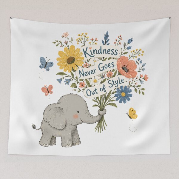 Item preview, Blossom Trunk - Cute Elephant designed and sold by bapupa.