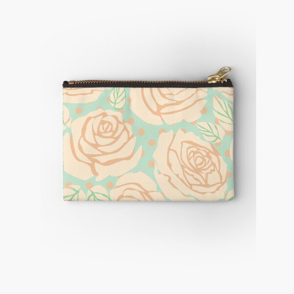 Item preview, Cream Roses on Light Green designed and sold by Indra's Net.