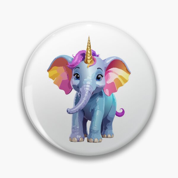 Item preview, Rainbow Elephant Unicorn (Elicorn) designed and sold by Creative-Flo.