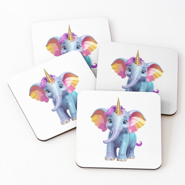 Item preview, Rainbow Elephant Unicorn (Elicorn) designed and sold by Creative-Flo.