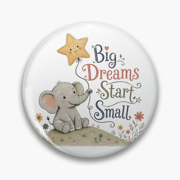 Item preview, Dream Big - Cute Elephant designed and sold by bapupa.
