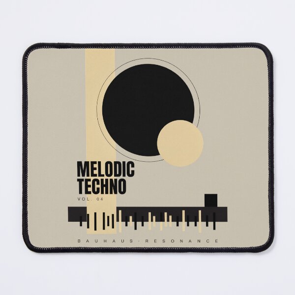 Item preview, Minimal Melodic Techno Bauhaus | Geometric Electronic Music Design designed and sold by PatsiRose.