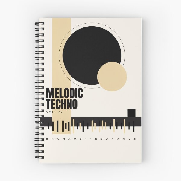 Item preview, Minimal Melodic Techno Bauhaus | Geometric Electronic Music Design designed and sold by PatsiRose.