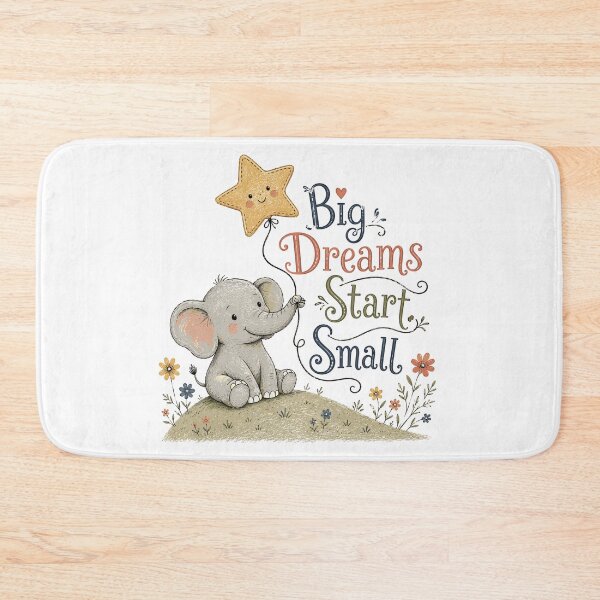 Item preview, Dream Big - Cute Elephant designed and sold by bapupa.