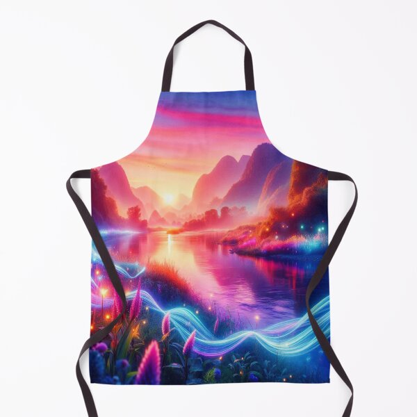 Item preview, Turner Inspired Neon Sunset Valley Dreamscape designed and sold by FotoworldEdel.