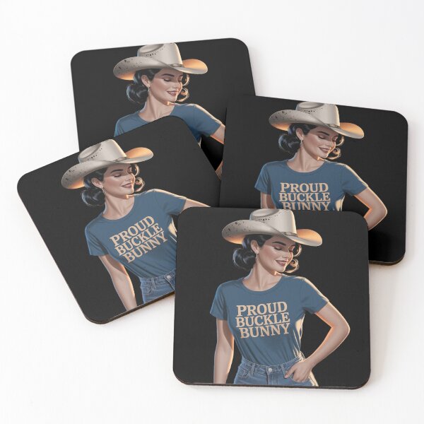 Item preview, Proud Buckle Bunny Western Cowgirl | Country Girl Graphic Tee  designed and sold by Redjakkal.