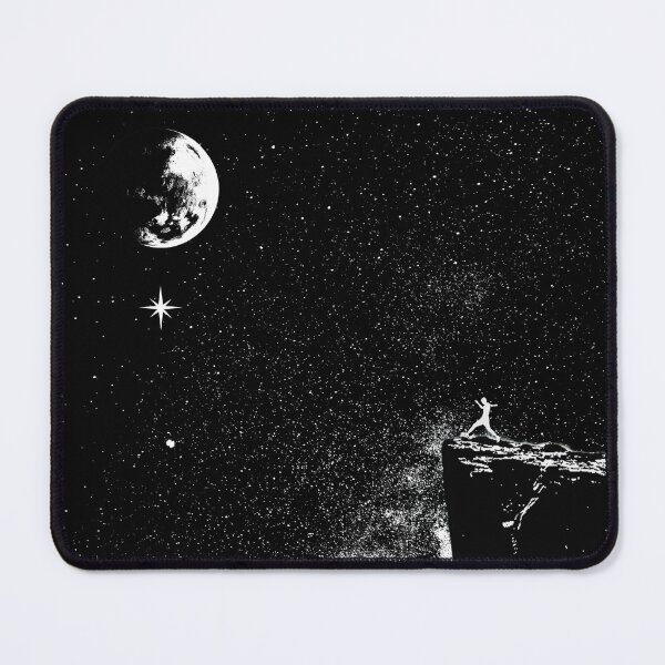 Item preview, Edge – Minimal Moon & Mountain Art Print designed and sold by pollysann.