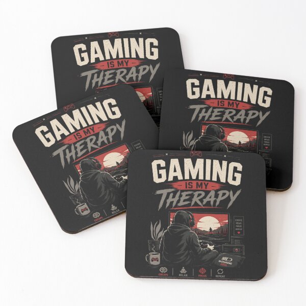 Item preview, Gaming Is My Therapy T-Shirt – Gamer Lifestyle Design, Relax & Focus Gaming Tee, Retro Gaming Art Shirt designed and sold by Artimax-Studio.