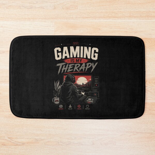 Item preview, Gaming Is My Therapy T-Shirt – Gamer Lifestyle Design, Relax & Focus Gaming Tee, Retro Gaming Art Shirt designed and sold by Artimax-Studio.